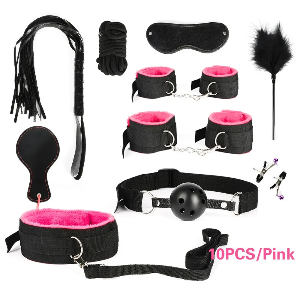 10pcs/26pcs BDSM Kits BDSM Bondage Set for Couple