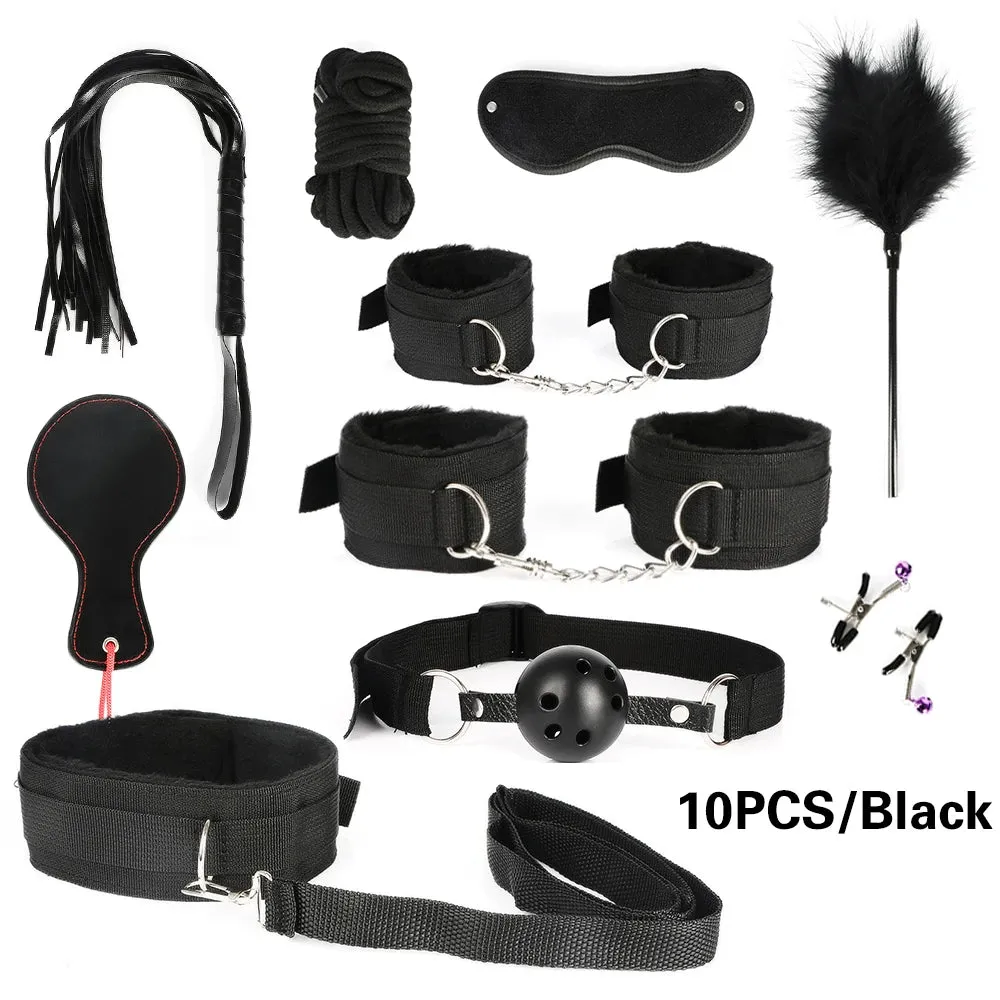 10pcs/26pcs BDSM Kits BDSM Bondage Set for Couple