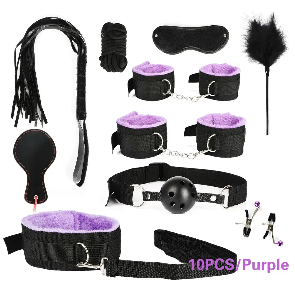 10pcs/26pcs BDSM Kits BDSM Bondage Set for Couple