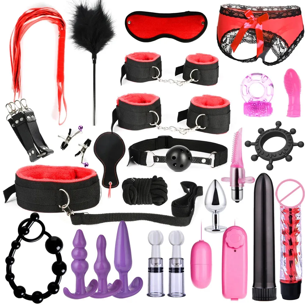 10pcs/26pcs BDSM Kits BDSM Bondage Set for Couple