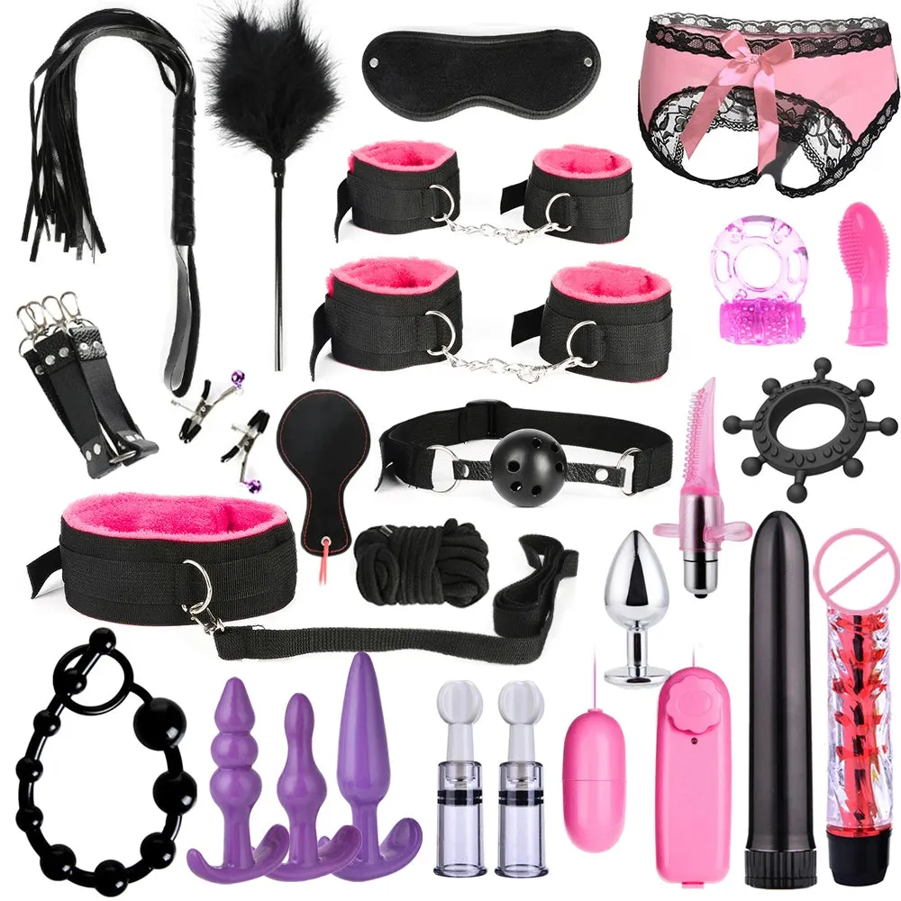 10pcs/26pcs BDSM Kits BDSM Bondage Set for Couple