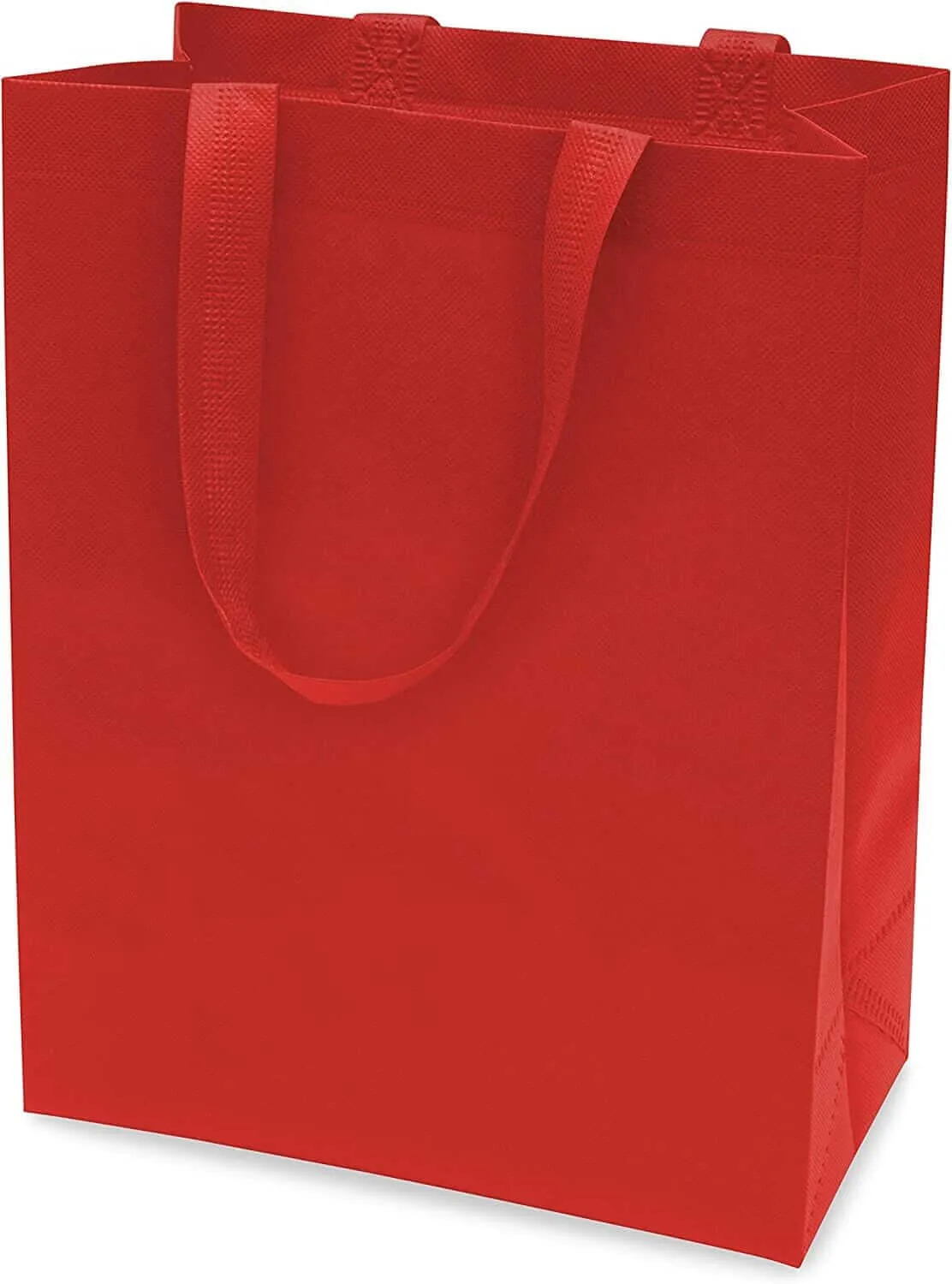 10x5x13 Medium Red Heat Sealed Reusable Fabric Bags