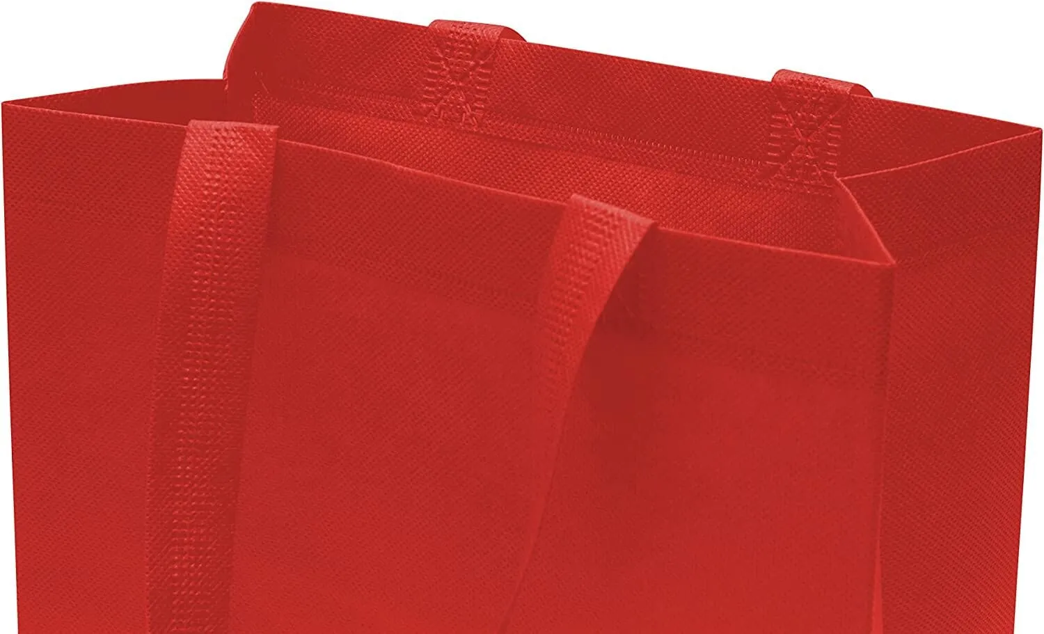 10x5x13 Medium Red Heat Sealed Reusable Fabric Bags