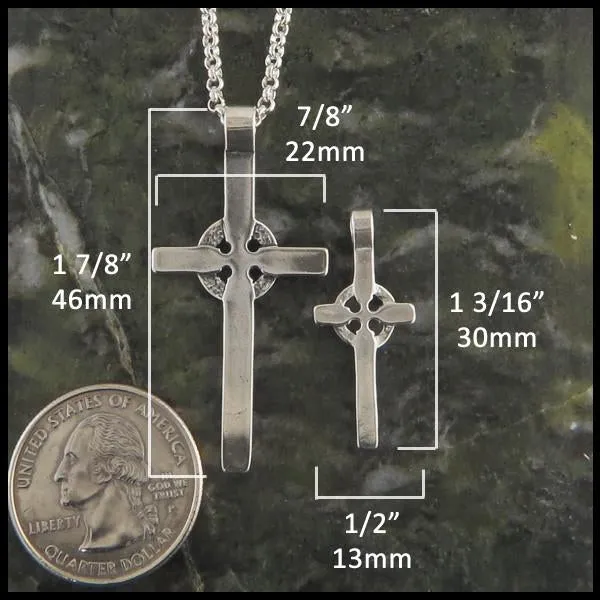 14K Gold Kilmory Celtic Cross Pendant