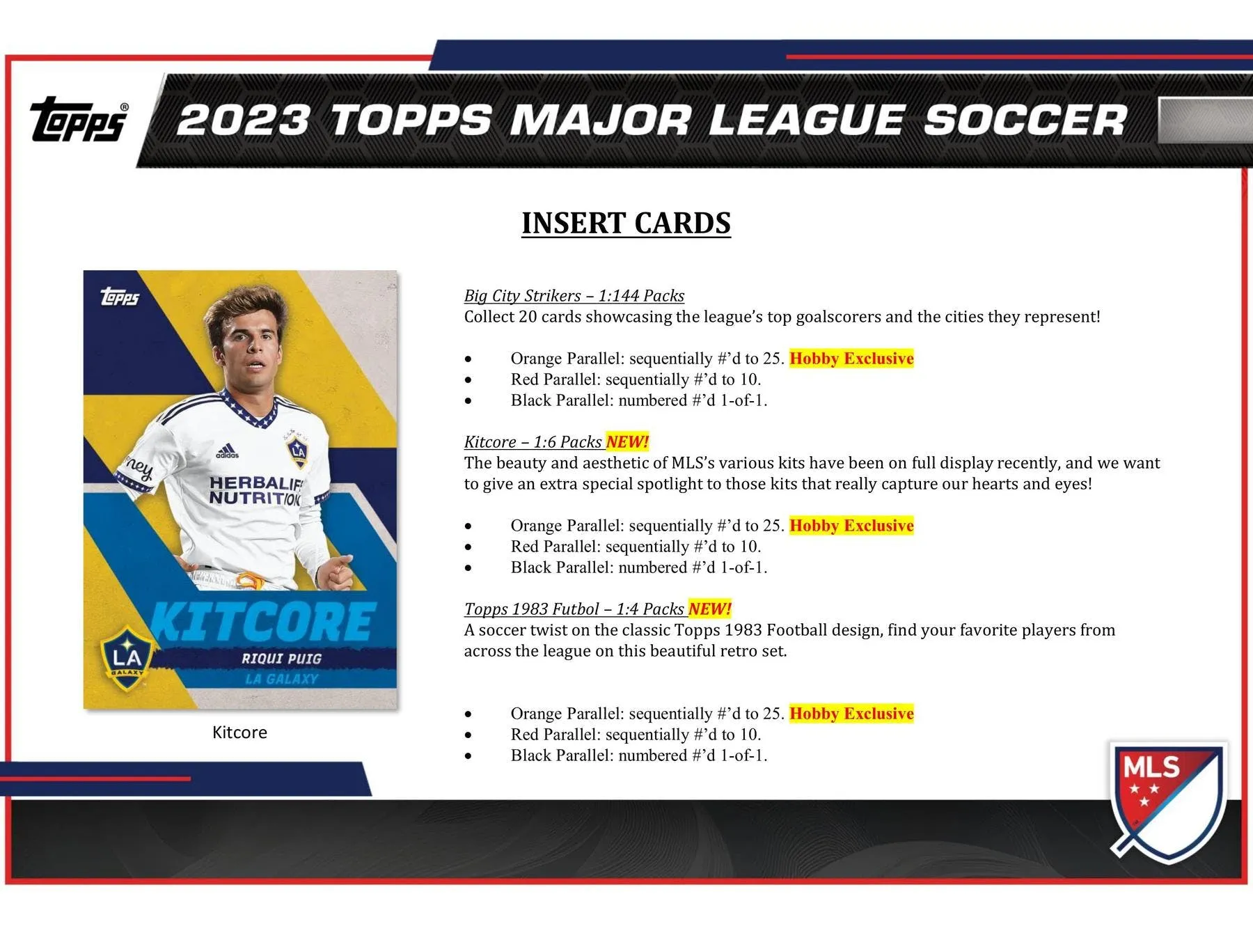 2023 Topps MLS Major League Soccer Hobby Box