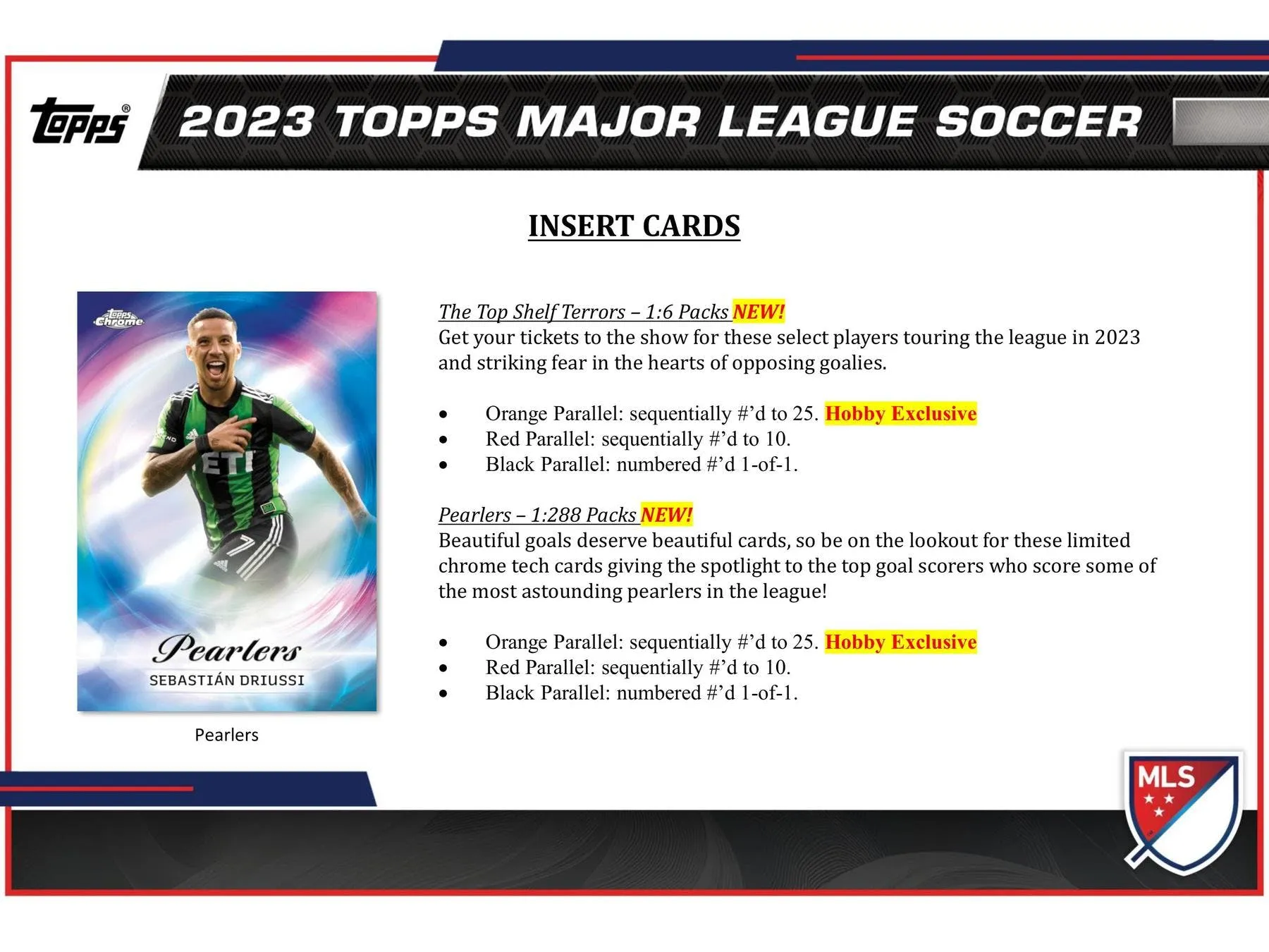 2023 Topps MLS Major League Soccer Hobby Box