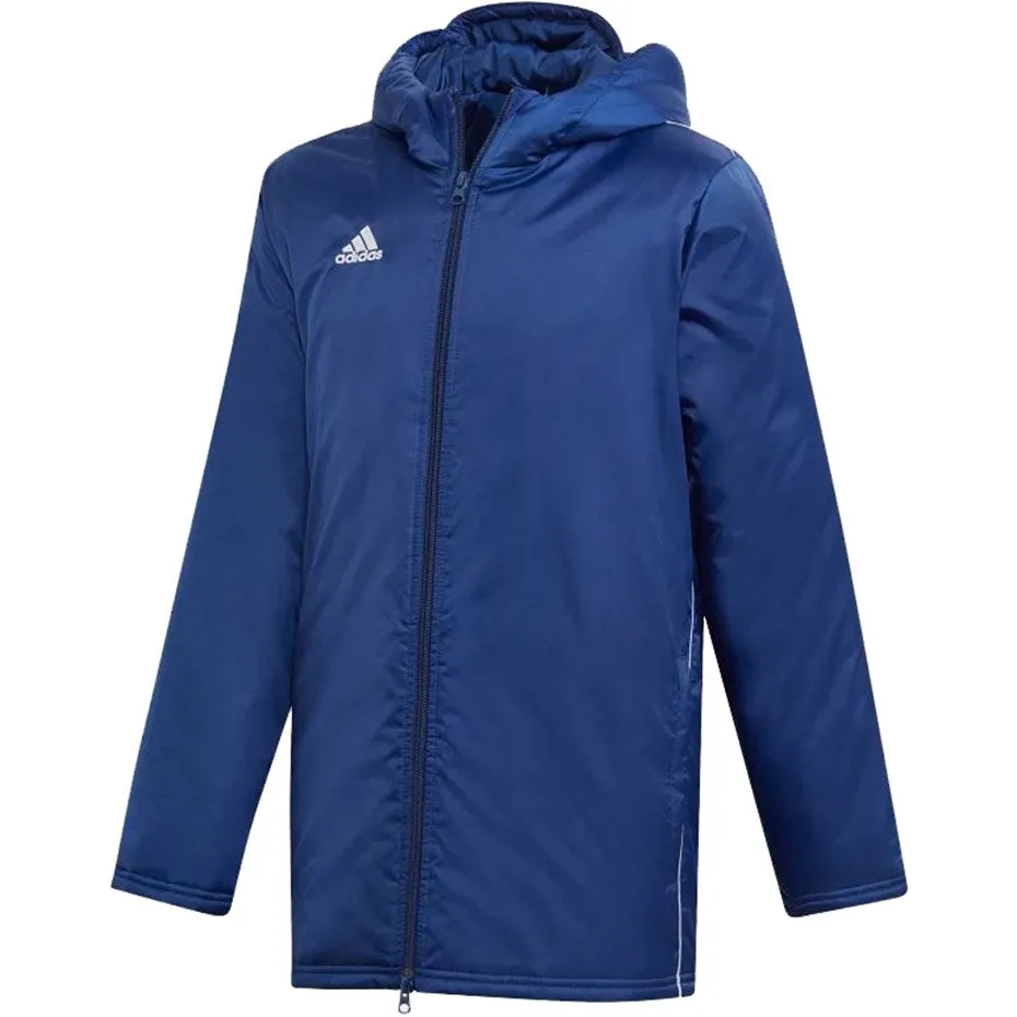 Adidas Core 18 Stadium Junior Kids Jacket Navy Blue Dw9198