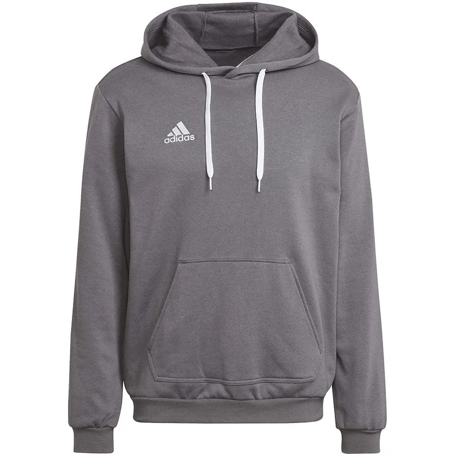 Adidas Entrada 22 Hoody Grey Sweatshirt Hb0578 Xs