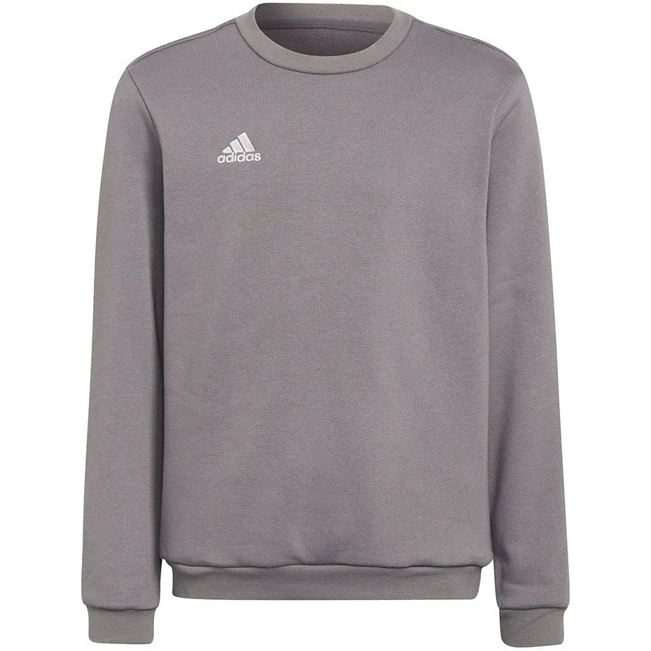 Adidas Entrada 22 Sweat Top Grey H57477 140Cm