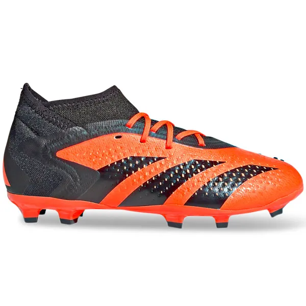 adidas Jr. Predator Accuracy.1 FG Soccer Cleats (Solar Orange/Black)