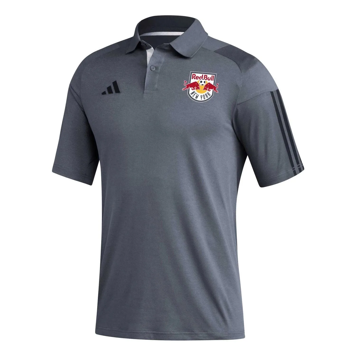 adidas New York Red Bulls 2023 Men's Gray Training Polo