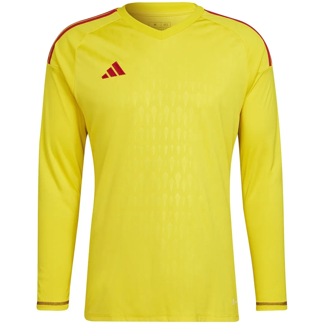 Adidas Tiro 23 Competition Long Sleeve Men's Goalkeeper Jersey Yellow Hk7696