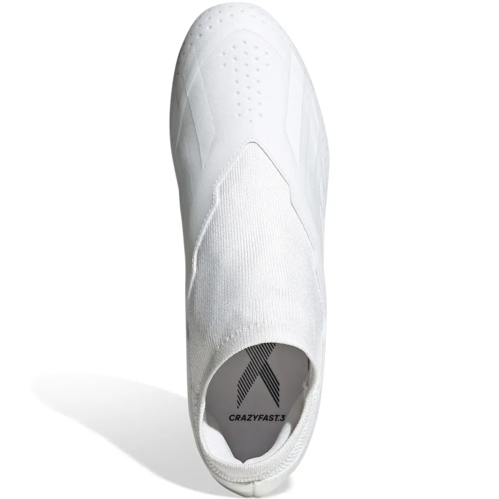 adidas X Crazyfast.3 LL FG Soccer Cleats (Core White/Core White)