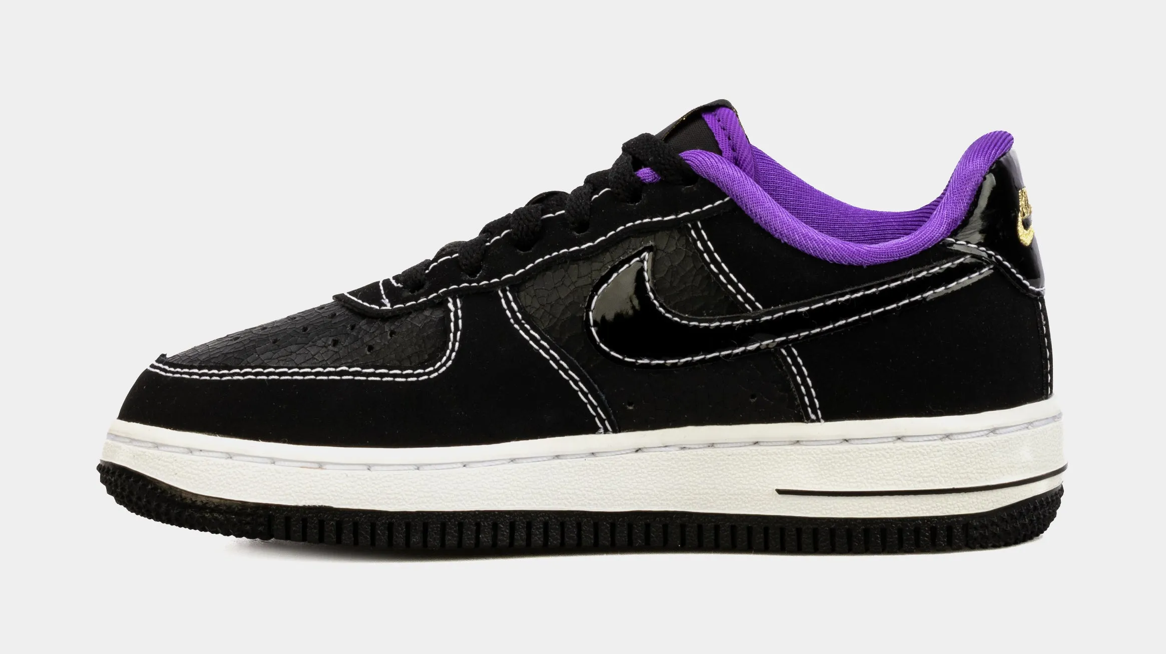 Air Force 1 LV8 Preschool Lifestyle Shoes (Black)