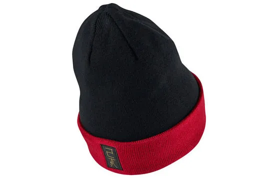 Air Jordan Cny Cuffed Knitted Hat New Year's Pack 'Black Red', black