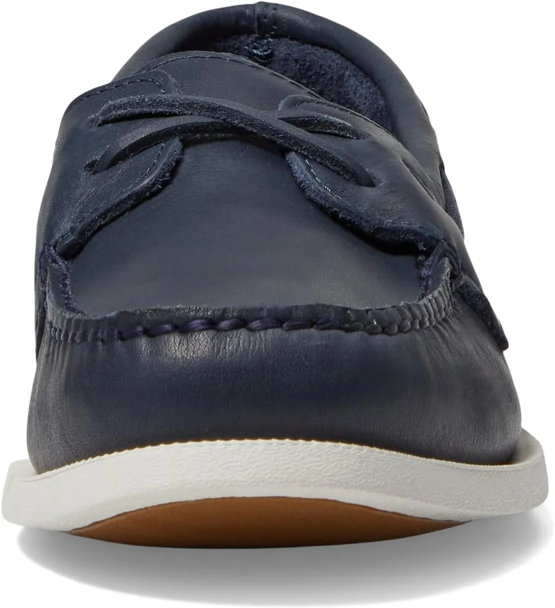 A/O 2-Eye Cross Lace Sperry Boat Shoes, navy