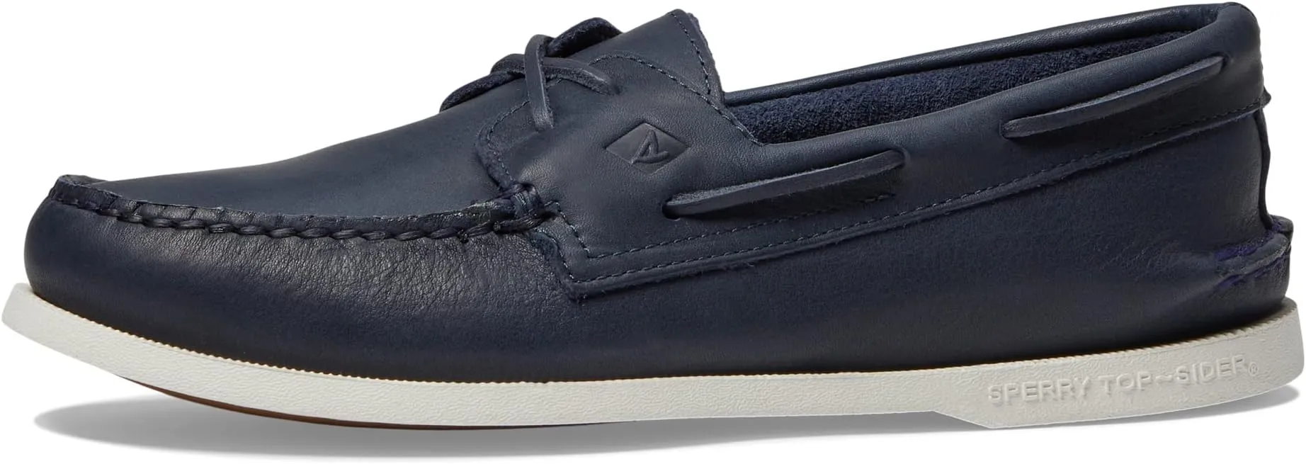 A/O 2-Eye Cross Lace Sperry Boat Shoes, navy