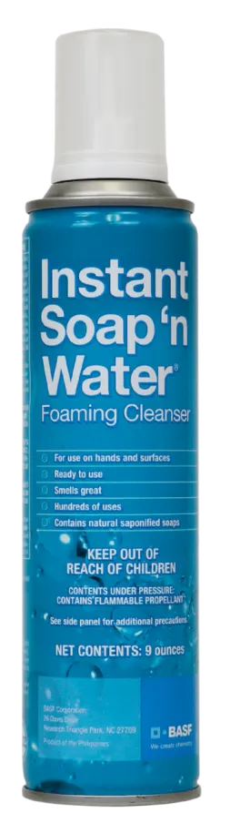 BASF Instant Soap 'N Water® Foaming Cleanser