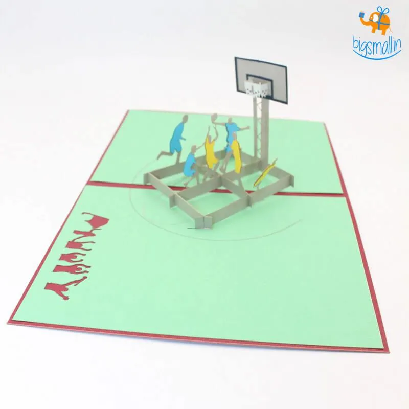 Basketball Pop up Card