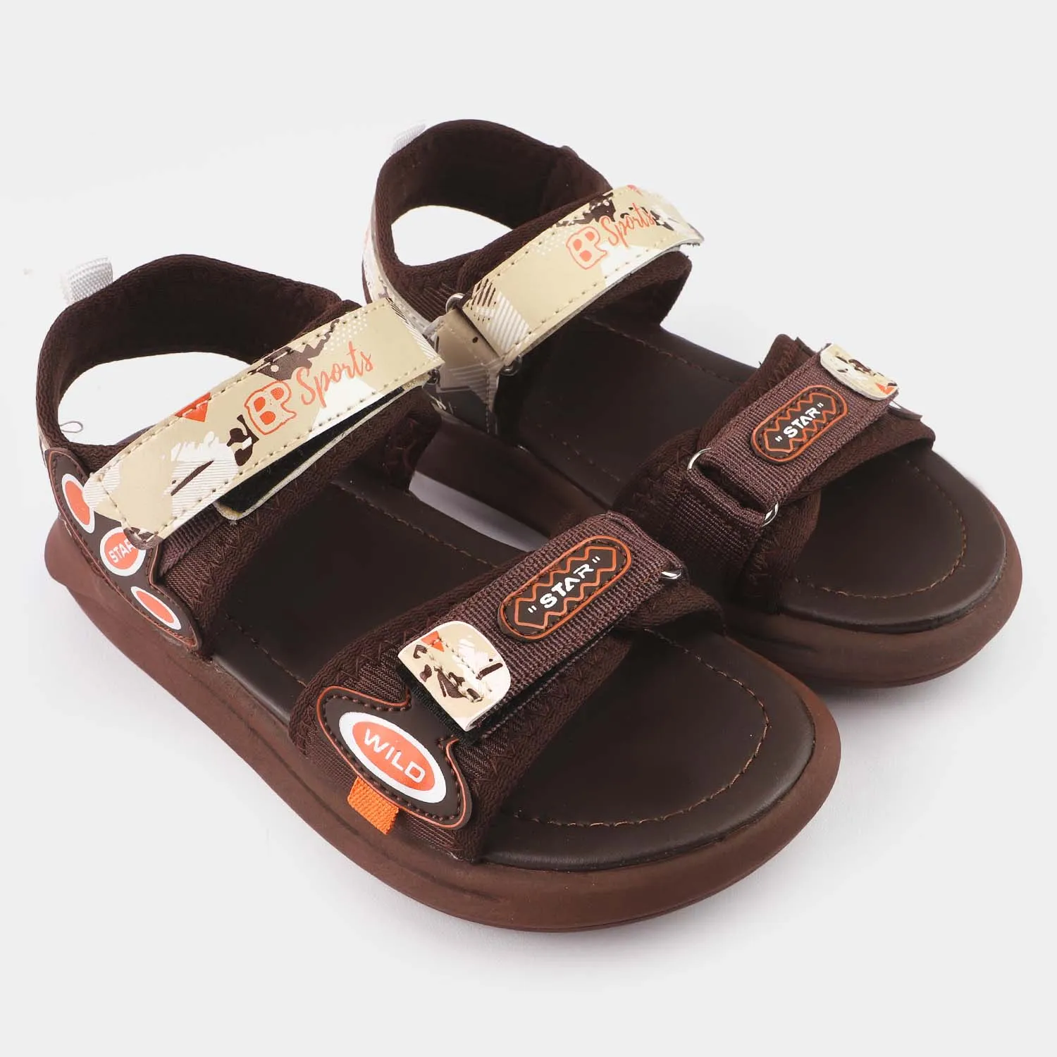 Boys Sandal 2556-10A-BROWN