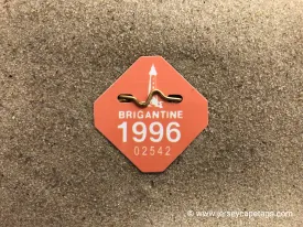 Brigantine 1996 Seasonal Beach Tag