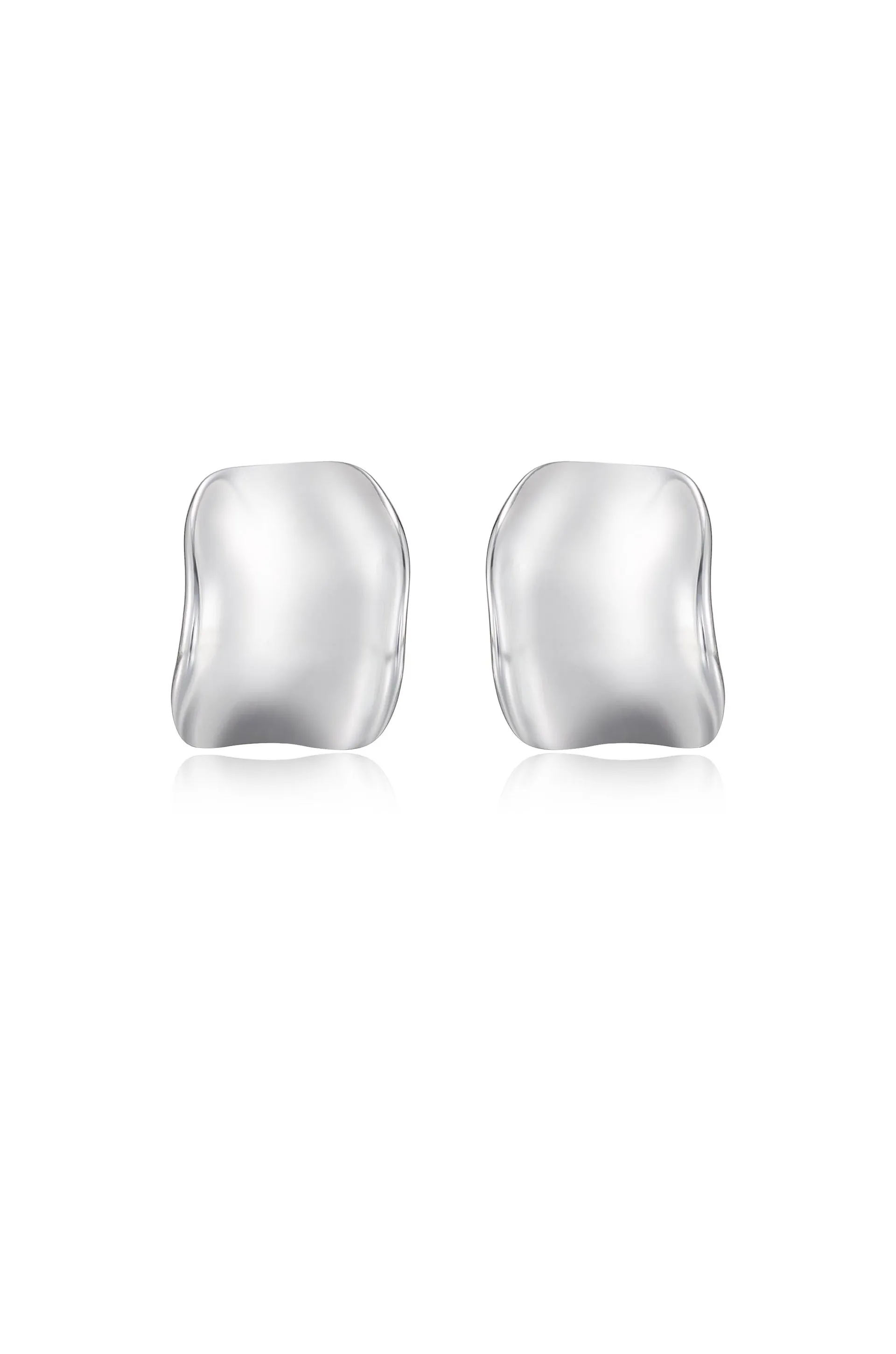 Curved Stud Earrings