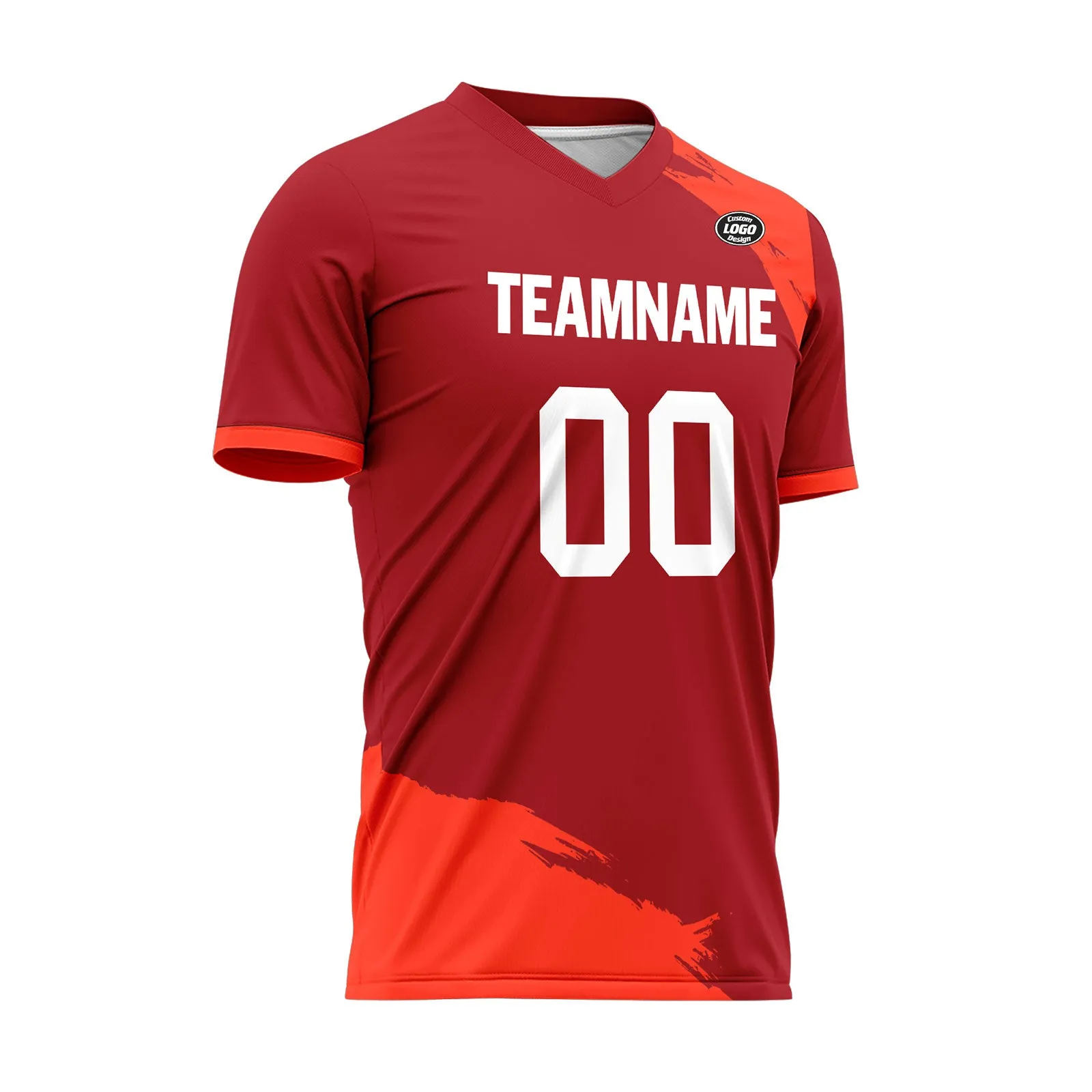 Custom Red Soccer Sets Jersey Personalized SCJ101-D28031