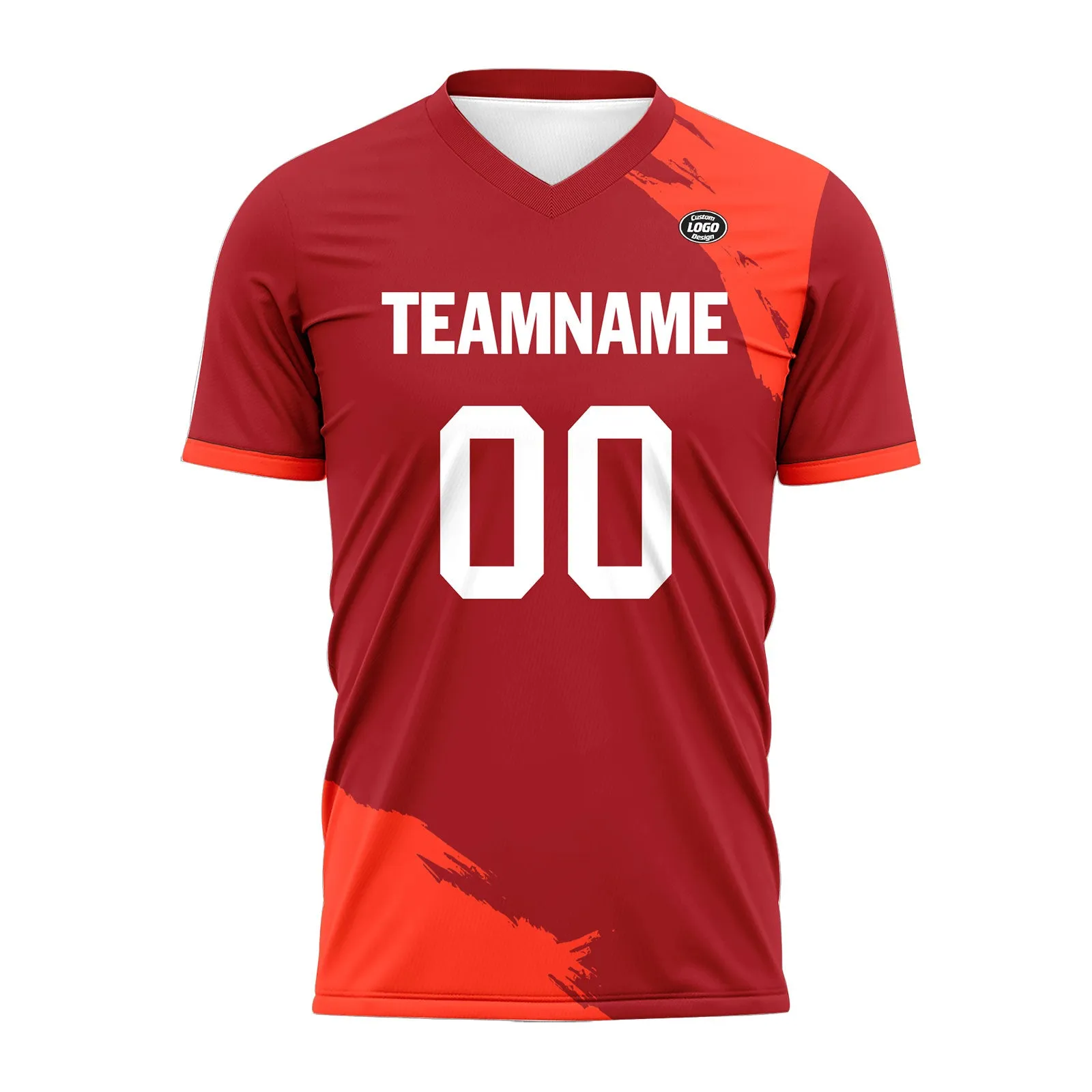 Custom Red Soccer Sets Jersey Personalized SCJ101-D28031