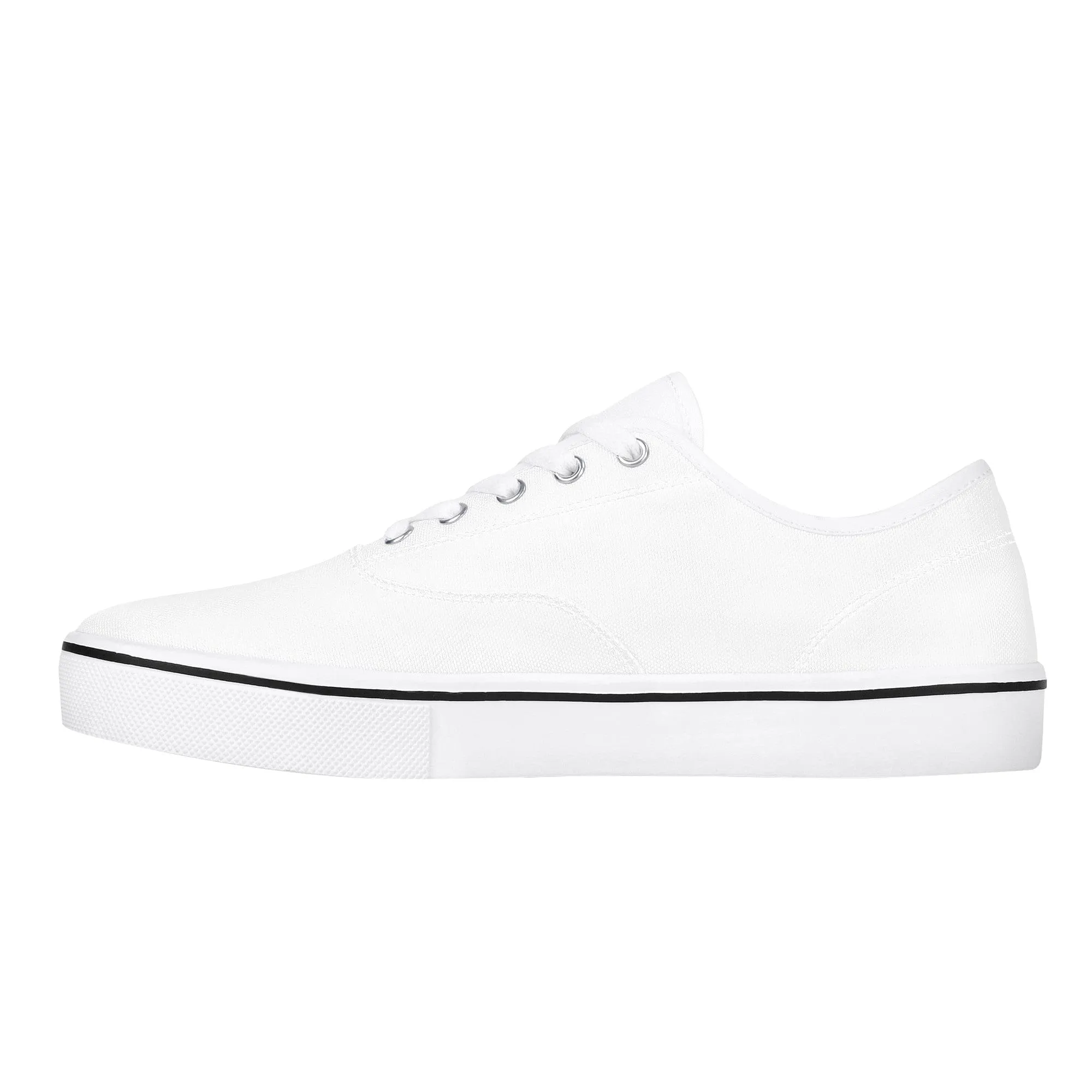 Custom Skate boarding Shoe - White D3