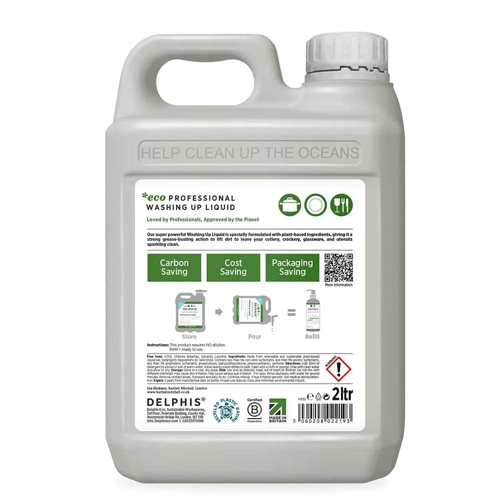 Delphis Eco Washing Up Liquid - 2L Refill