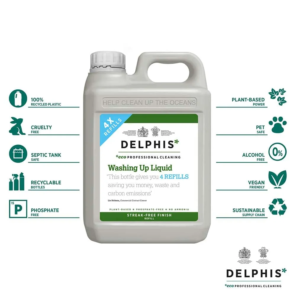 Delphis Eco Washing Up Liquid - 2L Refill