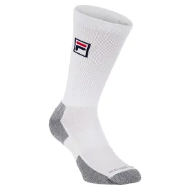 Fila Performance Crew Tennis Socks White Medium