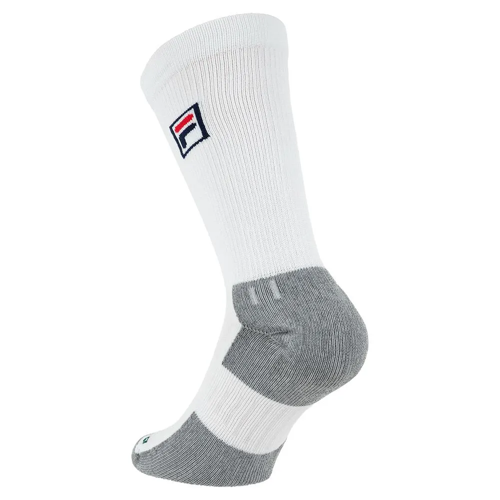 Fila Performance Crew Tennis Socks White Medium