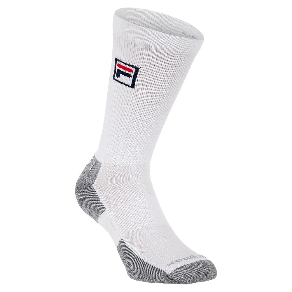 Fila Performance Crew Tennis Socks White Medium