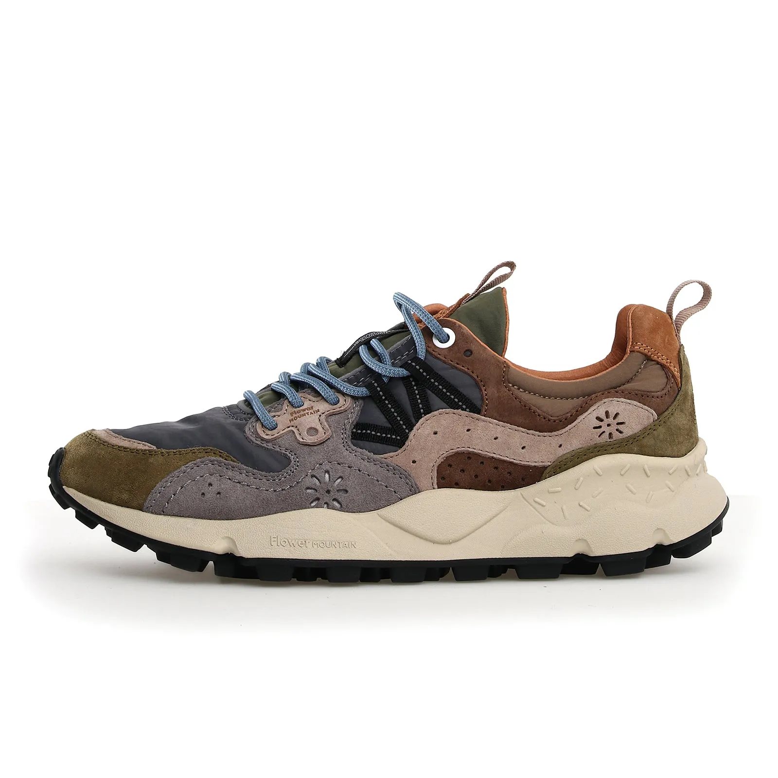 Flower Mountain Yamano 3 Sneaker (Men) - Military Grey/Light Brown