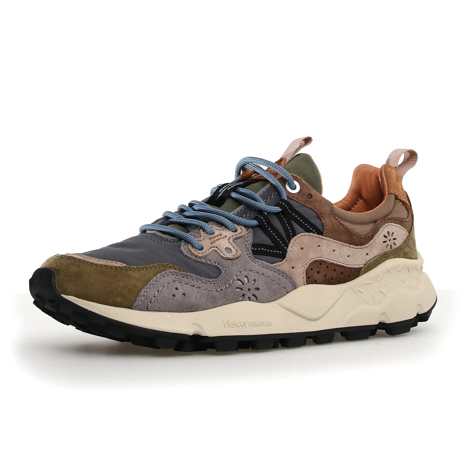 Flower Mountain Yamano 3 Sneaker (Men) - Military Grey/Light Brown