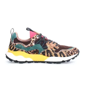 Flower Mountain Yamano 3 Sneaker (Women) - Brown/Aqua Green