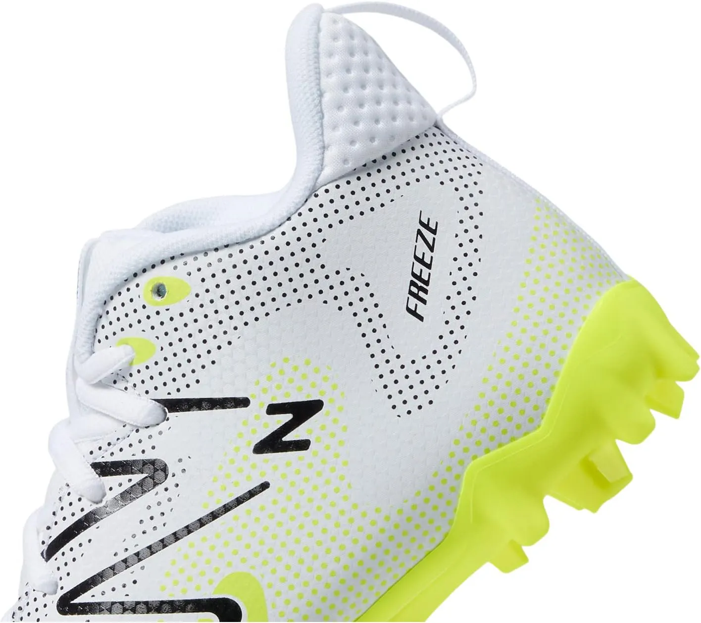 FreezeLX v4 New Balance boots, White/Hi-Lite