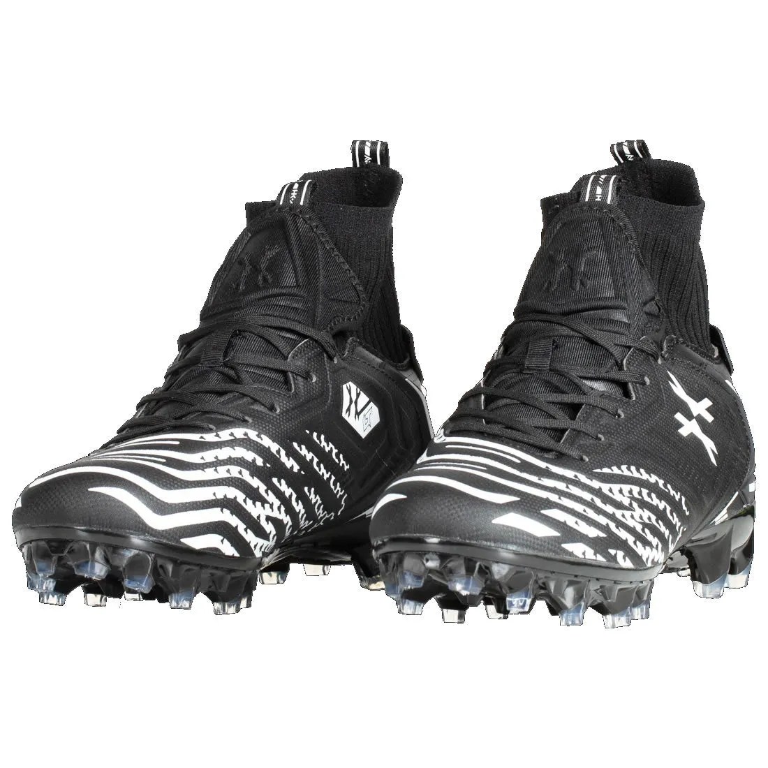 HK Army LT Diggerz X1 - Low Top Cleats - Black / White - Size 13