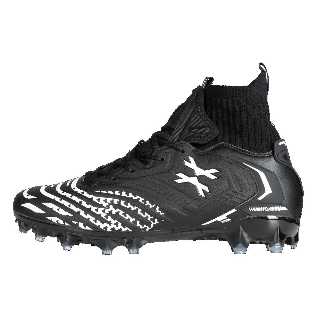 HK Army LT Diggerz X1 - Low Top Cleats - Black / White - Size 13