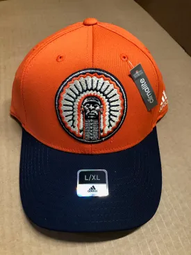 Illinois Fighting Illini Adidas Structured Flex Hat Size L/XL