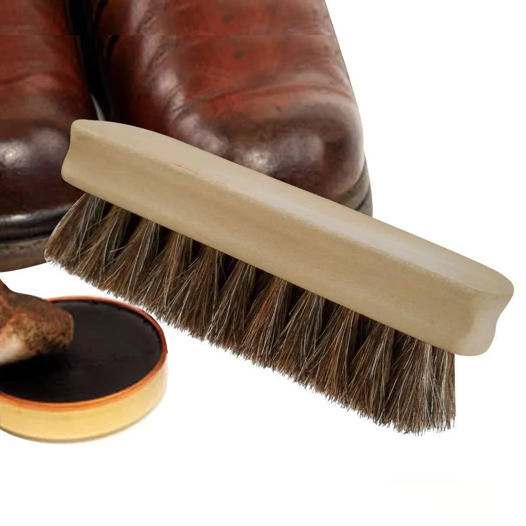 JobSite Horsehair Shine Brush