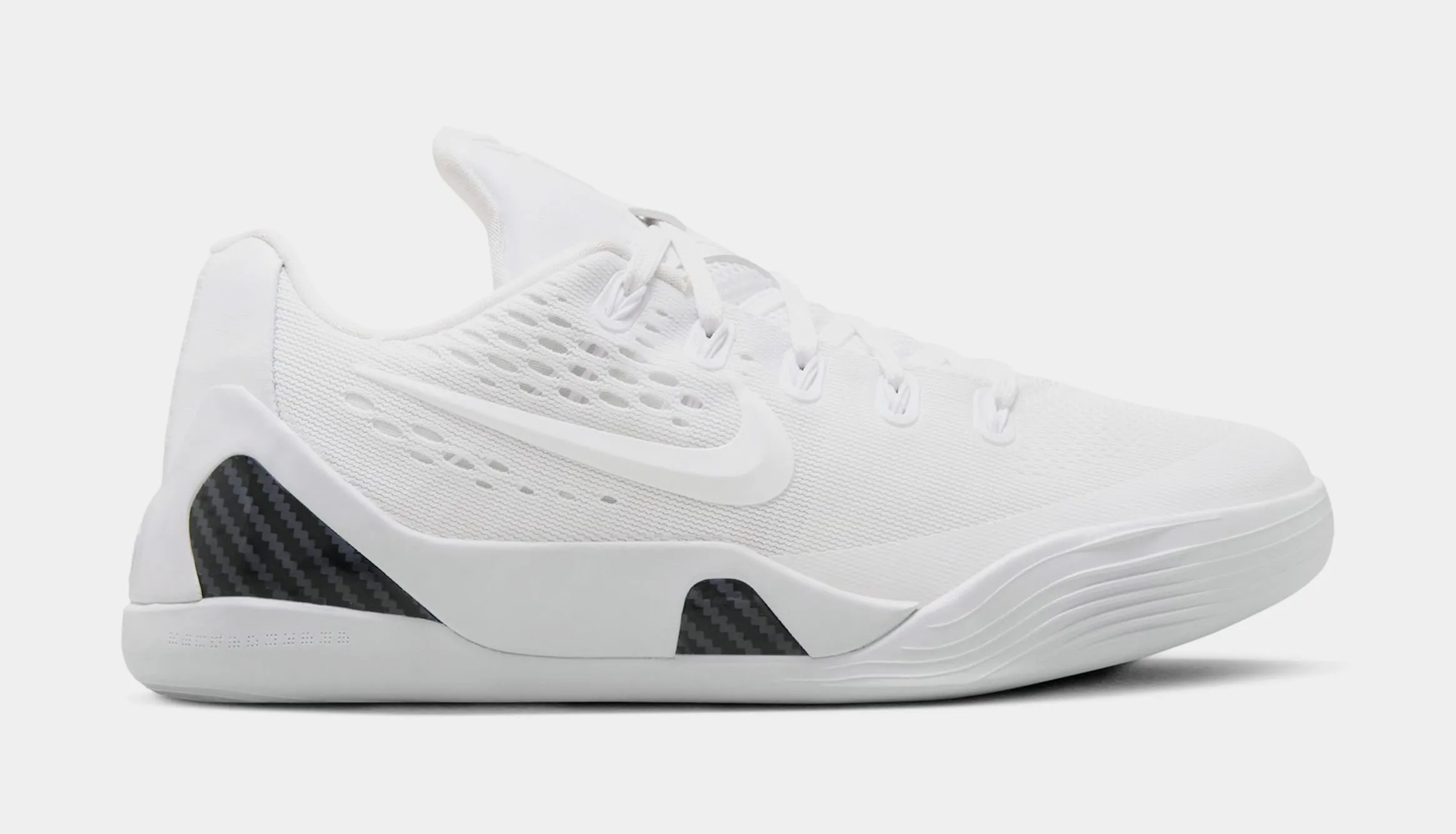 Kobe 9 Elite Protro Halo Grade School Basketball Shoes (White)