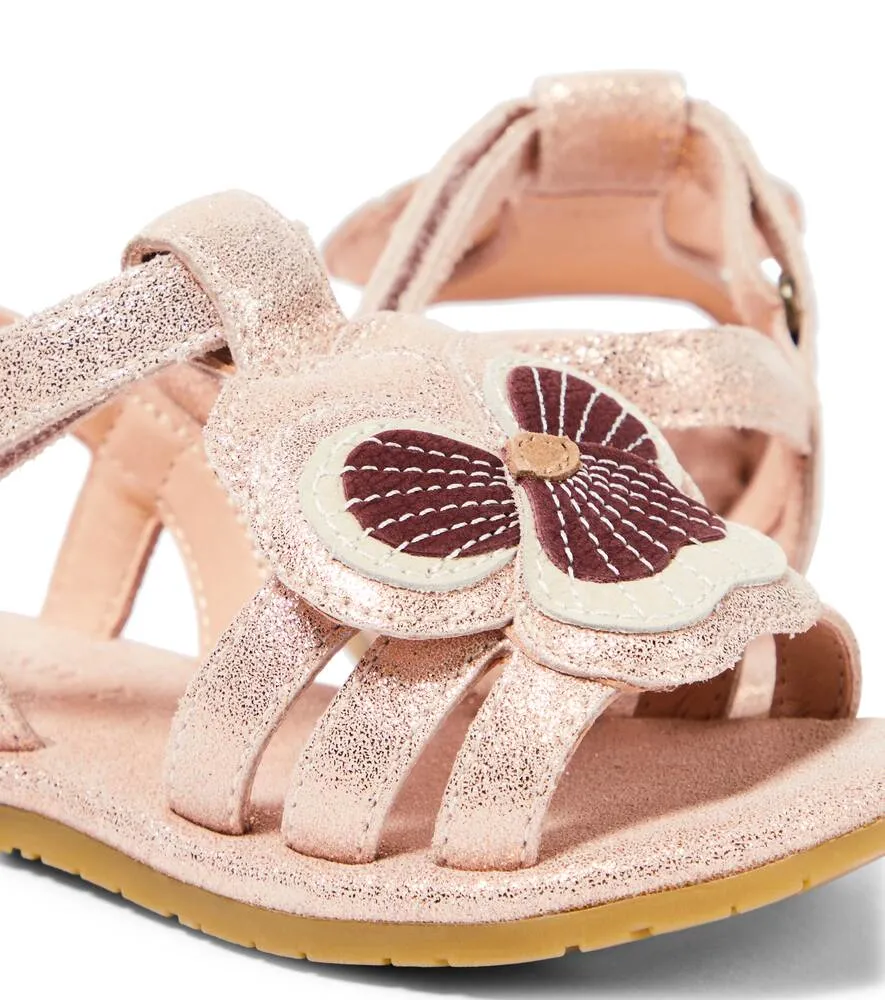 Leather sandals Iles Fields Donsje, pink