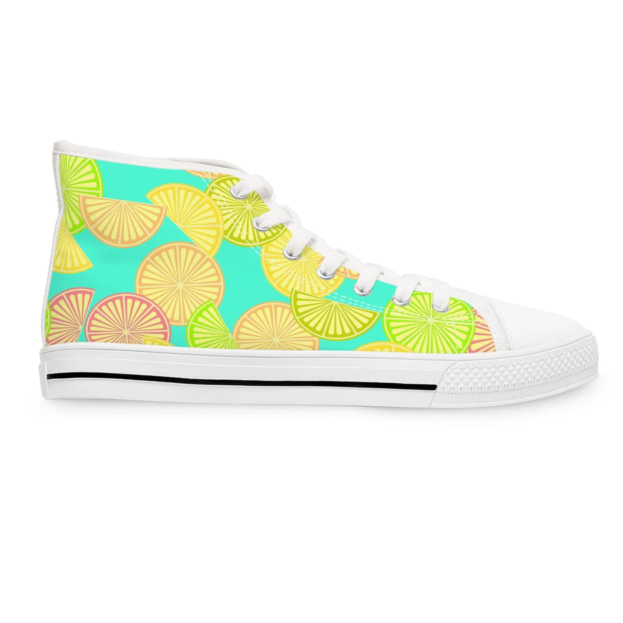 Lemon Fruit Women's High Top Sneakers