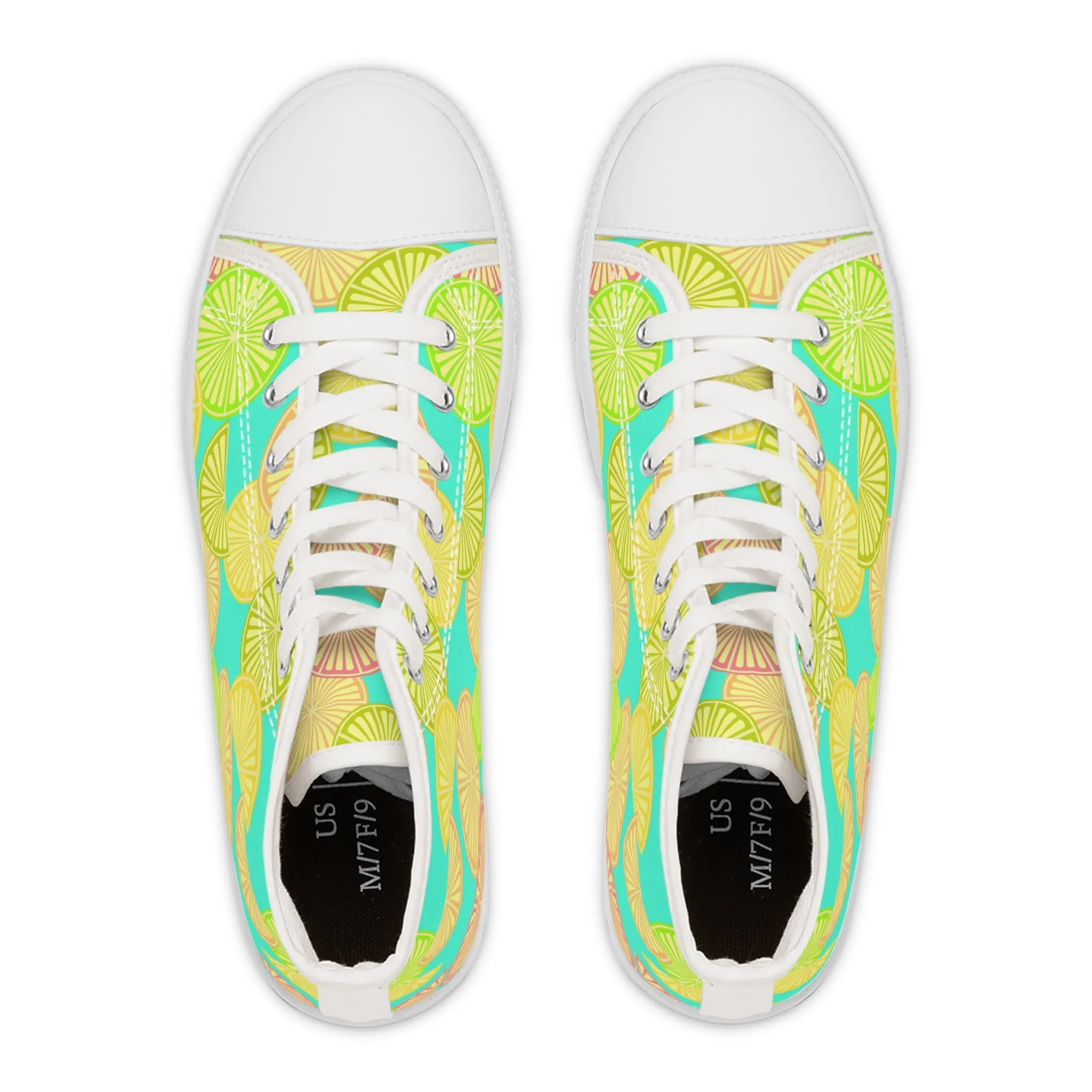 Lemon Fruit Women's High Top Sneakers