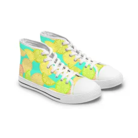 Lemon Fruit Women's High Top Sneakers