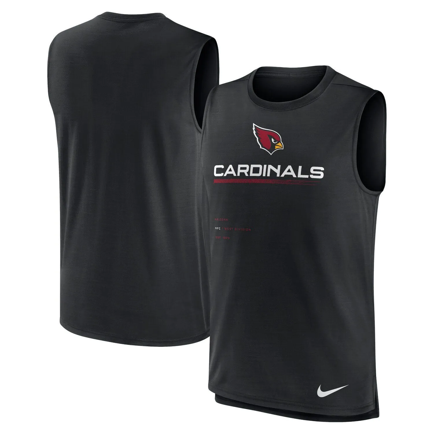 Men's Arizona Cardinals Muscle Trainer Nike Tank Top