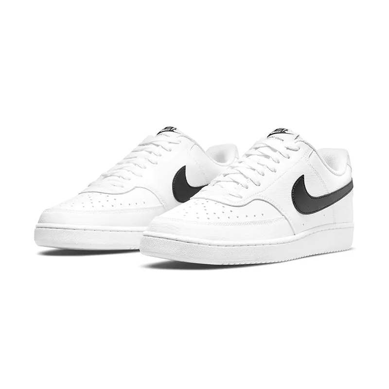 Men's Court Vision Low Next Nature White/Black/White