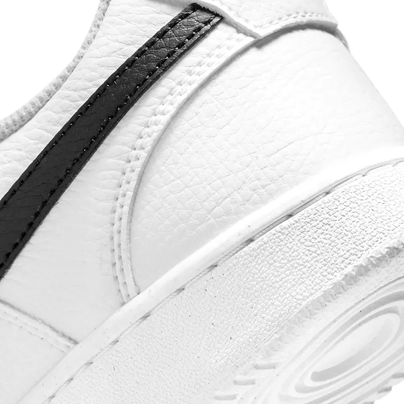 Men's Court Vision Low Next Nature White/Black/White